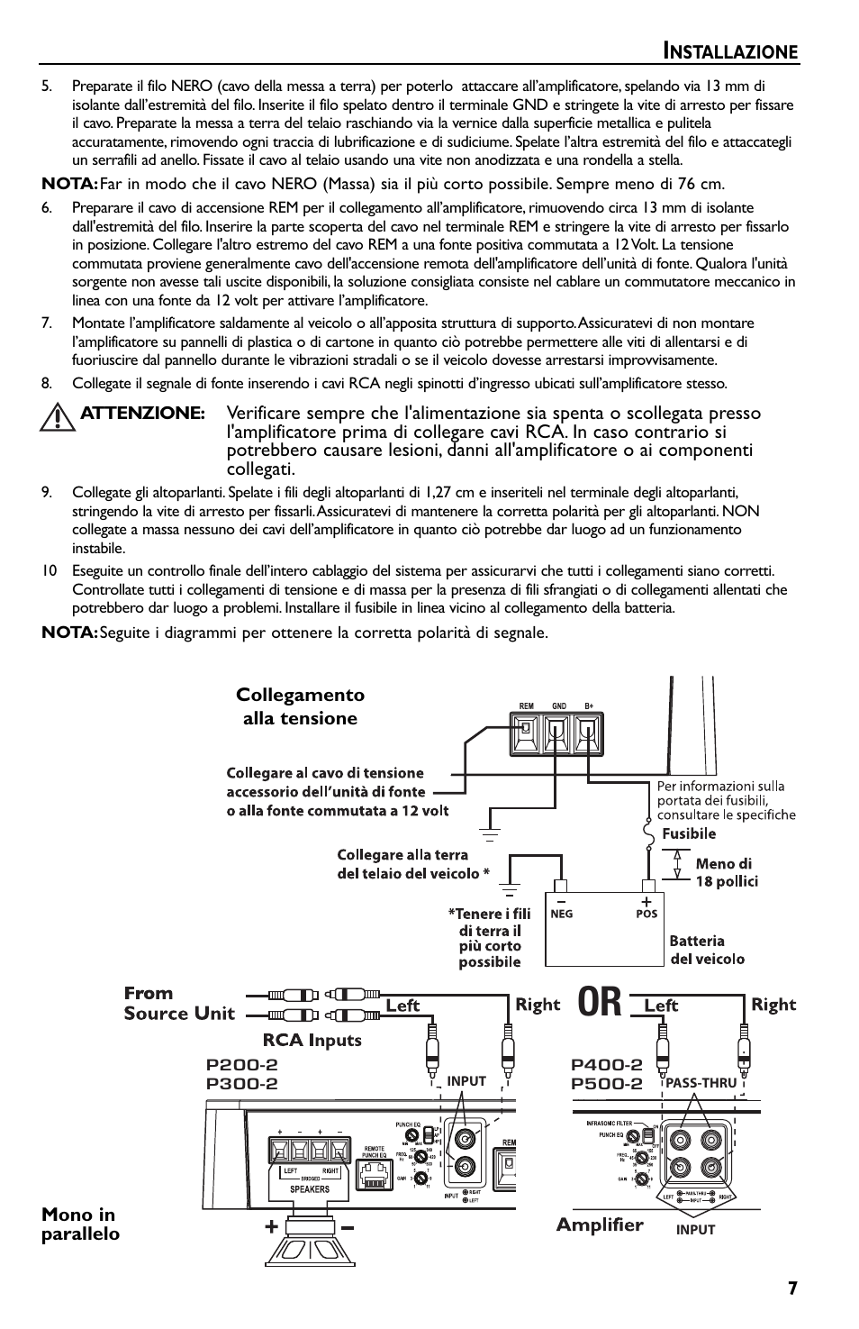 Rockford Fosgate p3002 User Manual | Page 47 / 52