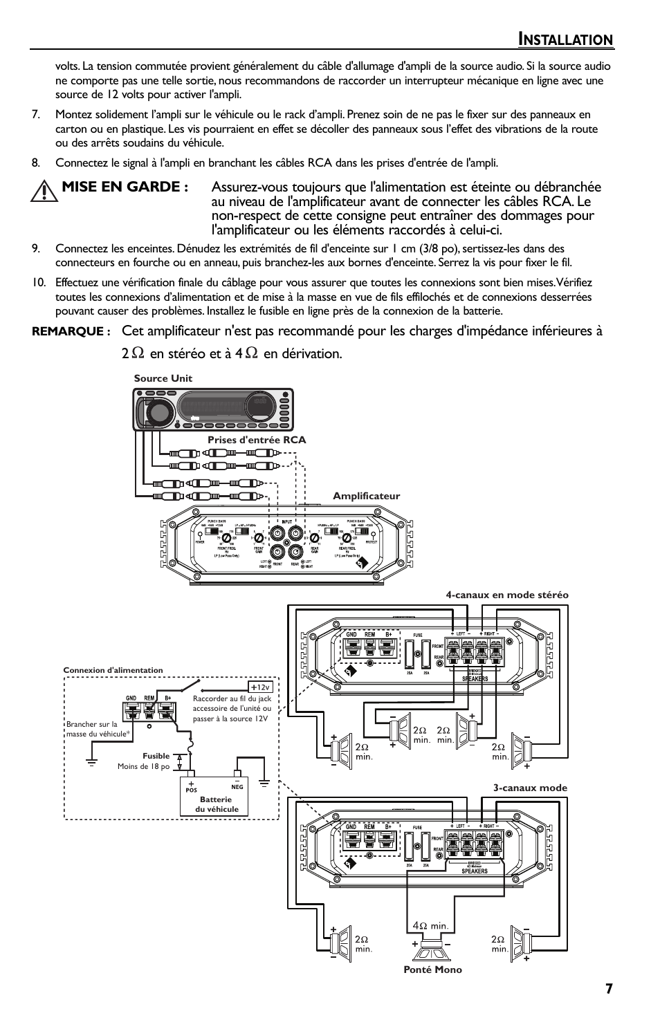 Nstallation | Rockford Fosgate Prime R300-4 User Manual | Page 17 / 52