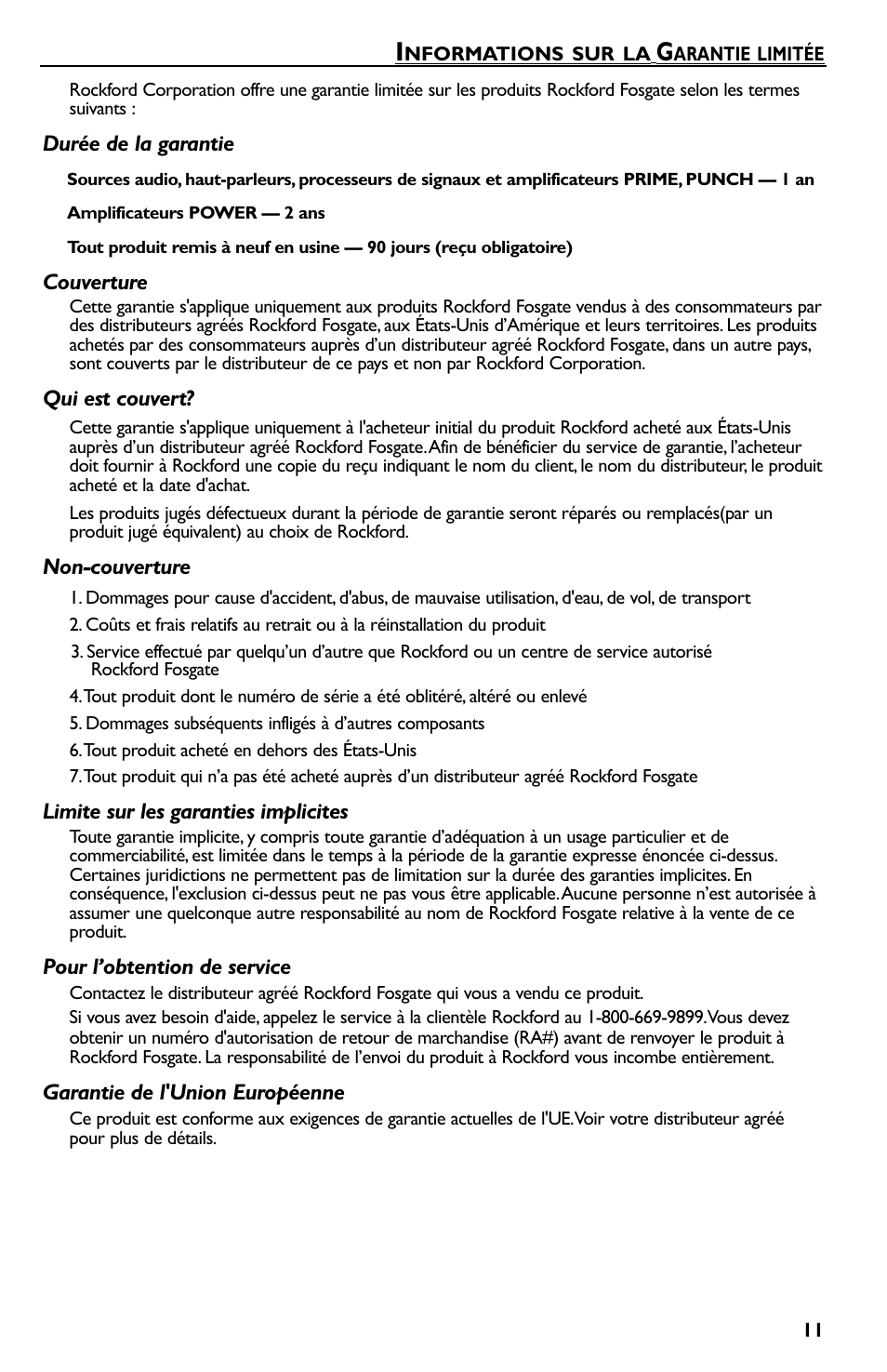 Rockford Fosgate Prime R300-4 User Manual | Page 21 / 52