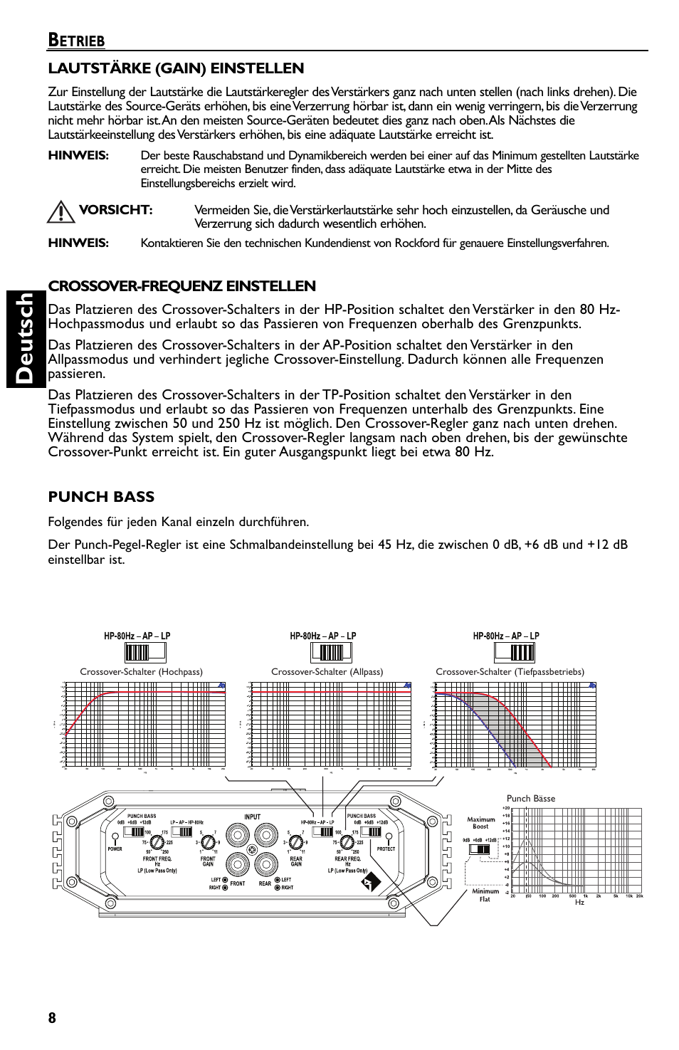 Deutsch | Rockford Fosgate Prime R300-4 User Manual | Page 38 / 52