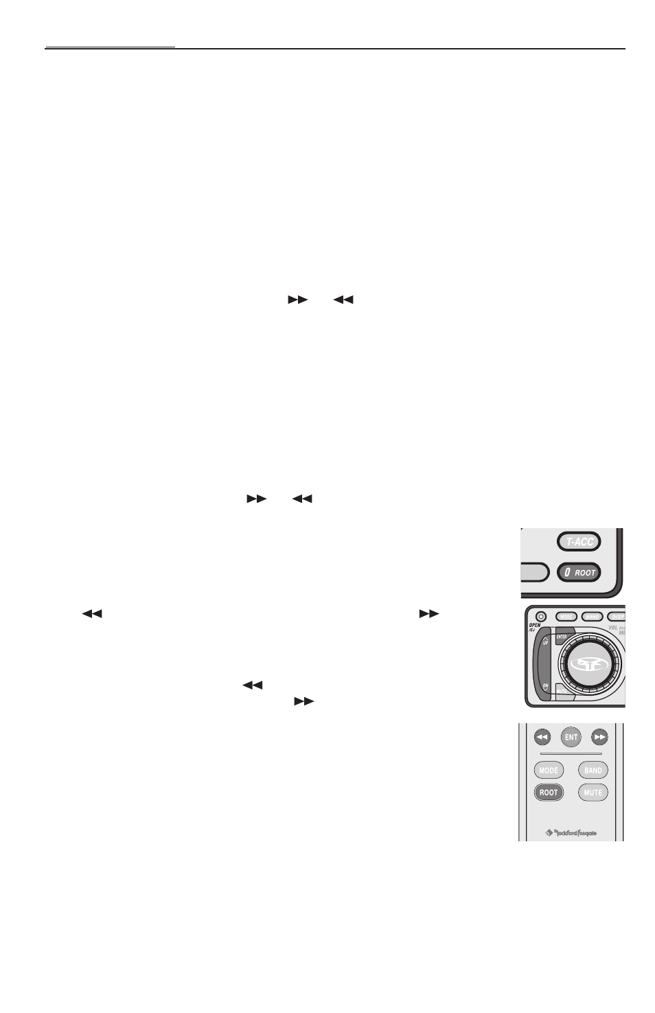 Mp3 player operation — basic playing, Negotiating the mp3 directory | Rockford Fosgate RFX9220M User Manual | Page 20 / 80