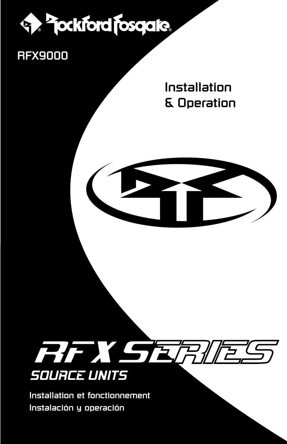 Rockford Fosgate RFX9000 User Manual | 80 pages