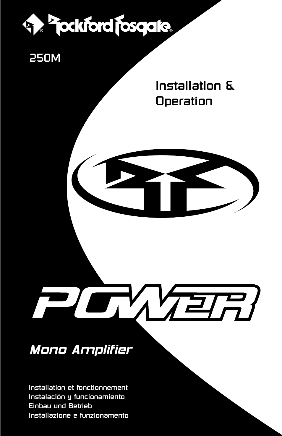 Rockford Fosgate punch 250M User Manual | 12 pages