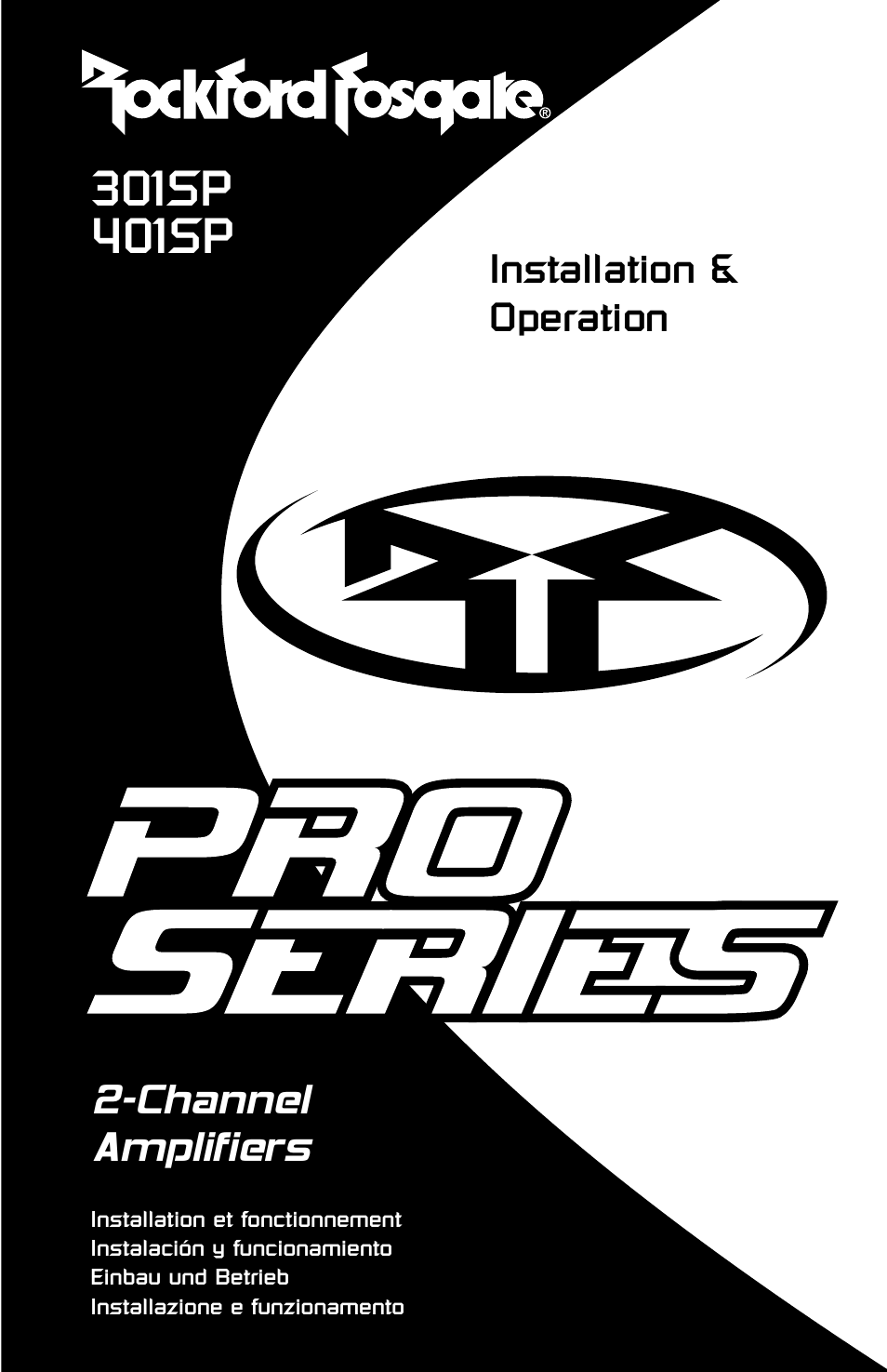 Rockford Fosgate 401SP User Manual | 40 pages