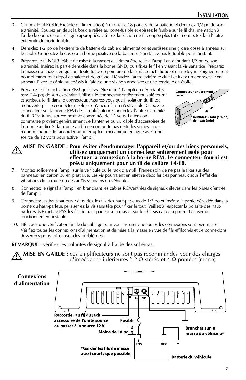 Rockford Fosgate 401SP User Manual | Page 19 / 40