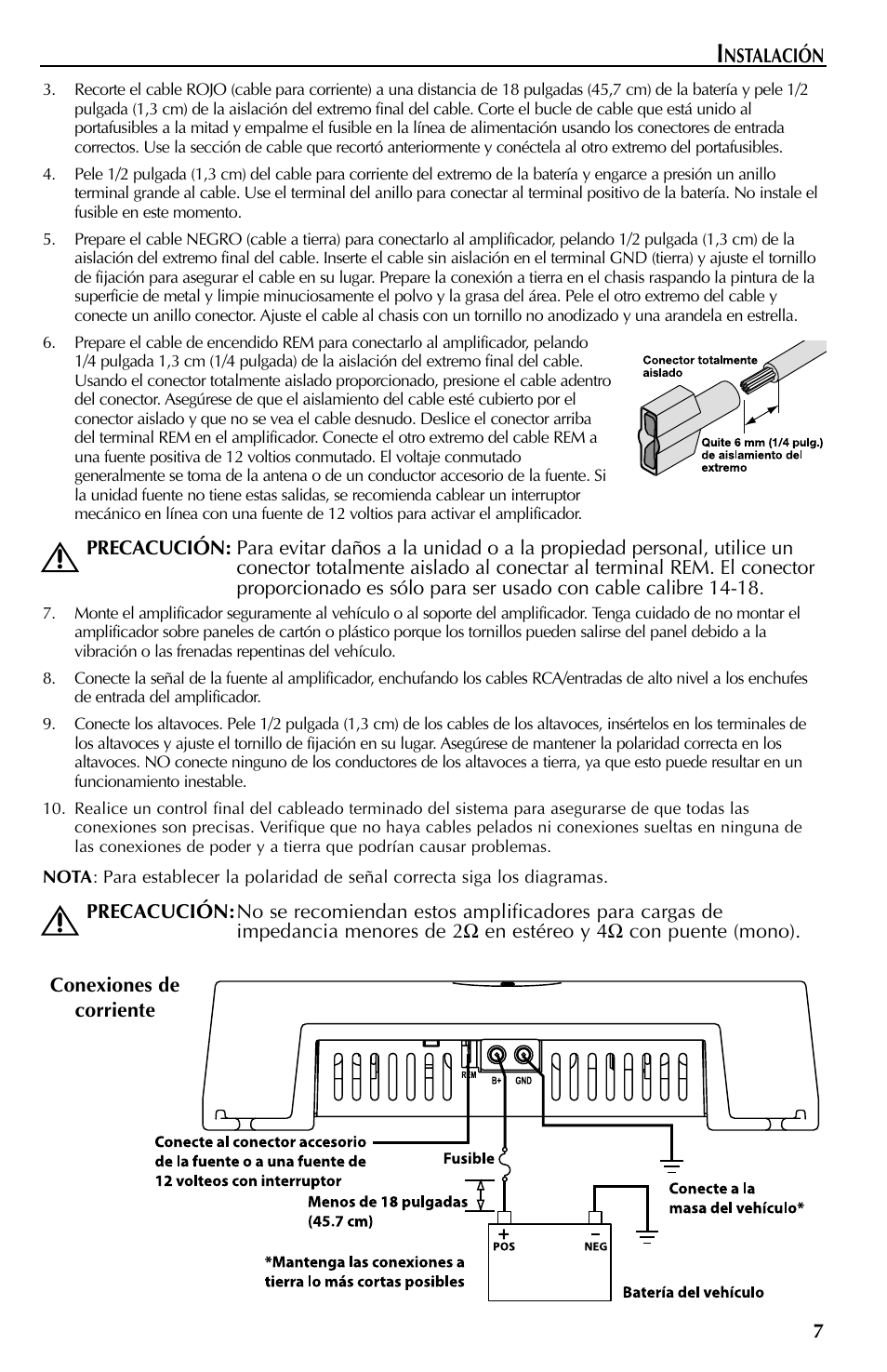 Rockford Fosgate 401SP User Manual | Page 31 / 40