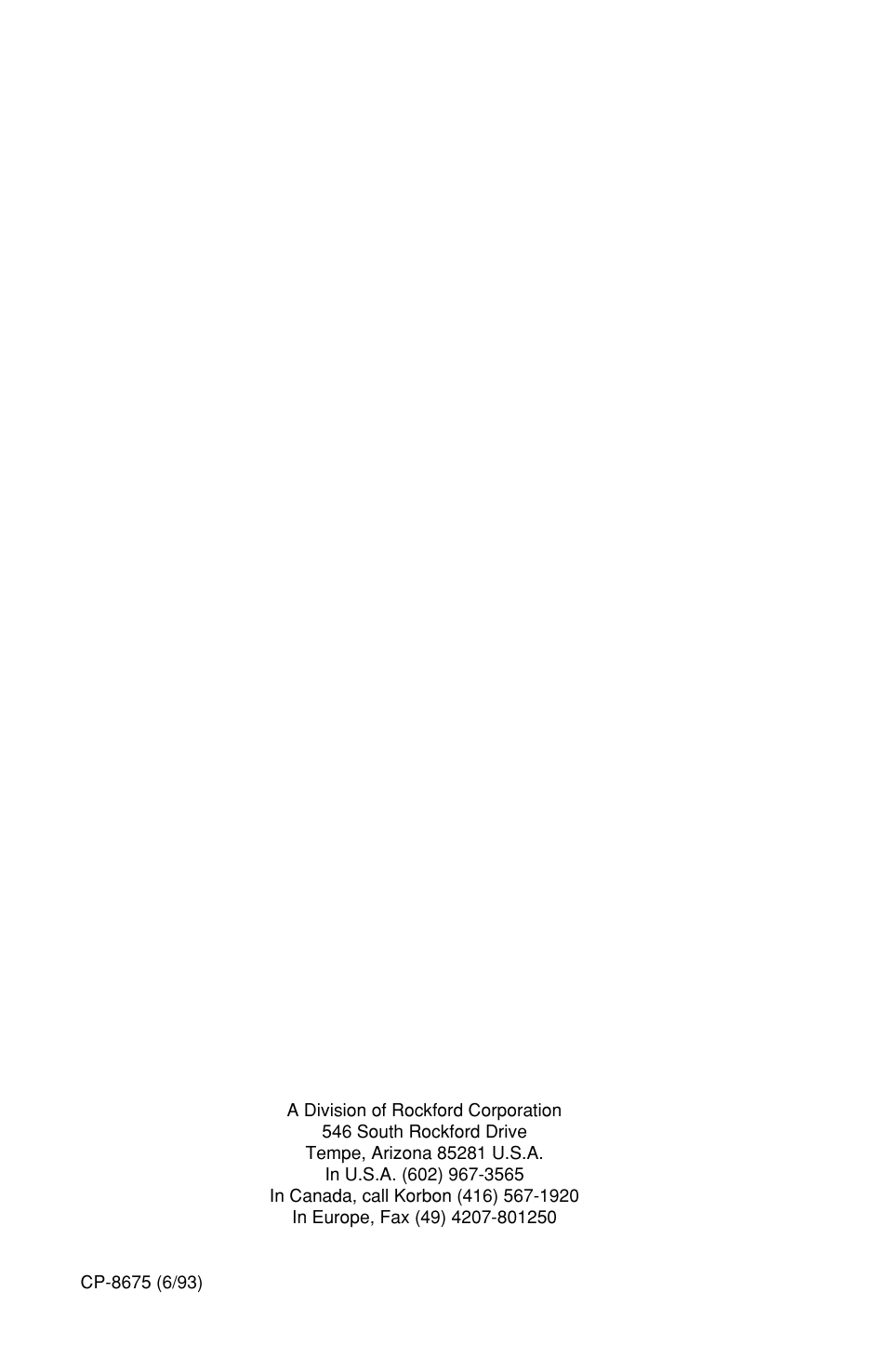 Rockford Fosgate ND8-XFM User Manual | Page 14 / 14