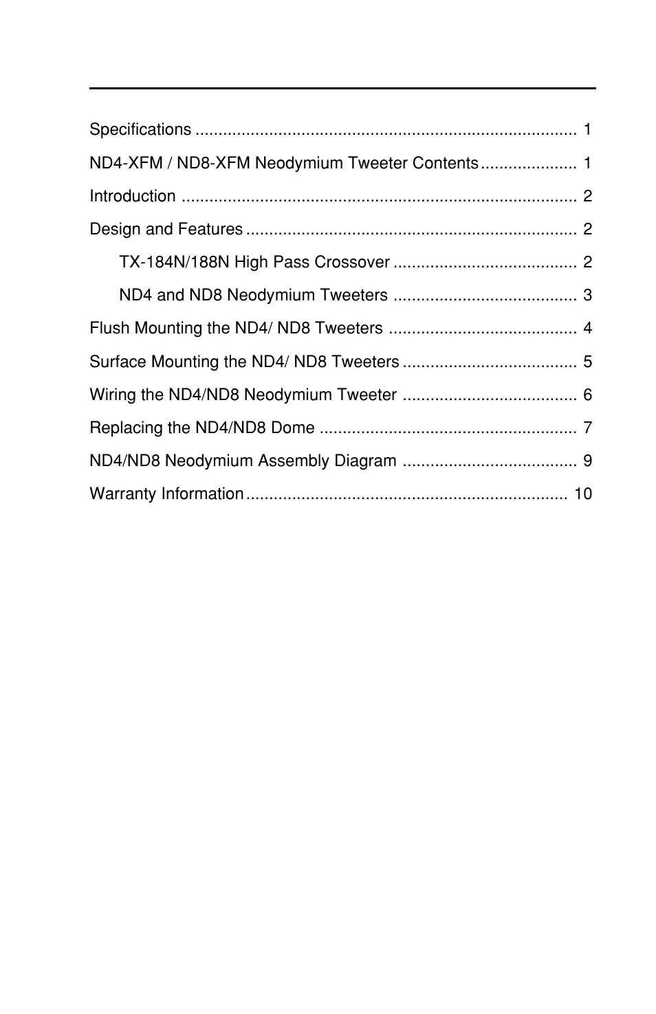 Rockford Fosgate ND8-XFM User Manual | Page 3 / 14