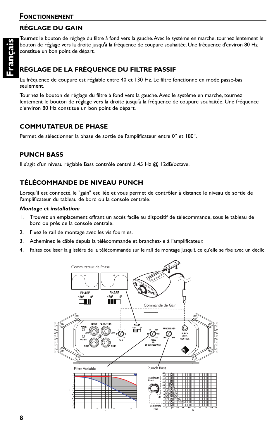 Fra n çais | Rockford Fosgate Prime R500-1 User Manual | Page 18 / 52
