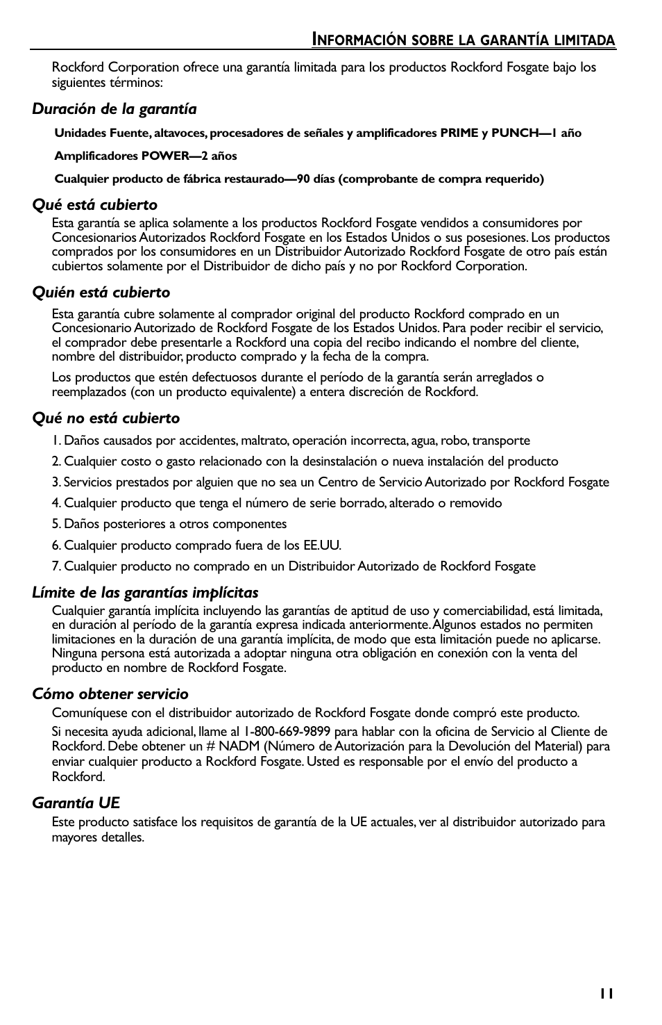 Rockford Fosgate Prime R500-1 User Manual | Page 31 / 52