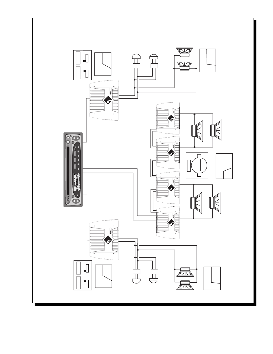 300 w att system, Rated @ 4 ohms), P/t (pass-thru) is used to daisy-chain amplifiers | 18db/octave hp, 24db/octave hp, 3khz-20khz, 80hz-20khz | Rockford Fosgate 50.1 User Manual | Page 39 / 61