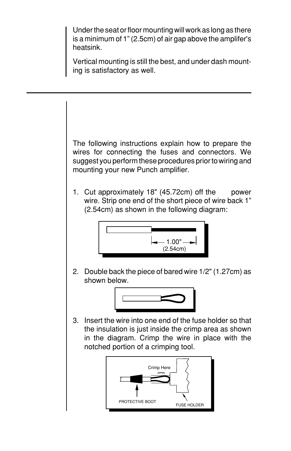 Wiring the punch | Rockford Fosgate 100X2 User Manual | Page 14 / 31