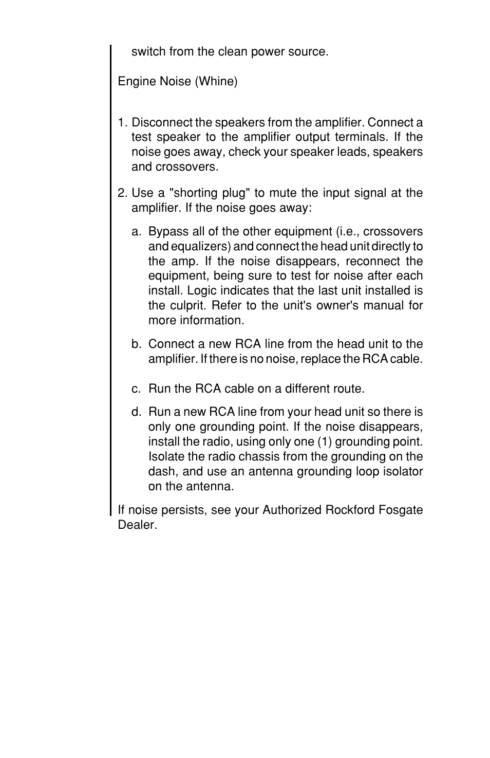 Rockford Fosgate 100X2 User Manual | Page 26 / 31