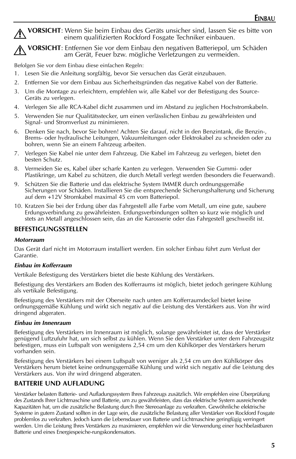 Rockford Fosgate 351M User Manual | Page 35 / 52