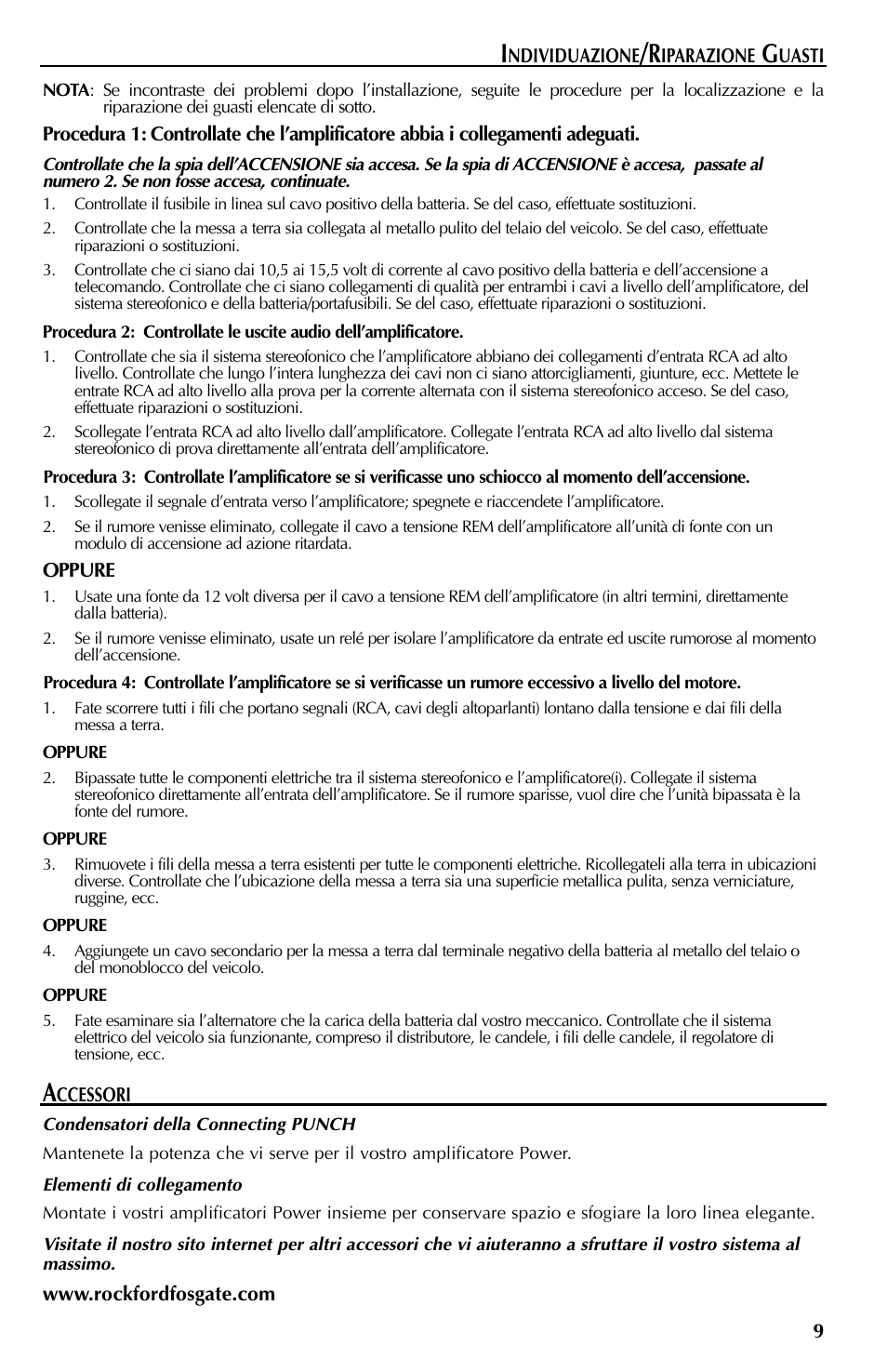 Rockford Fosgate 351M User Manual | Page 49 / 52