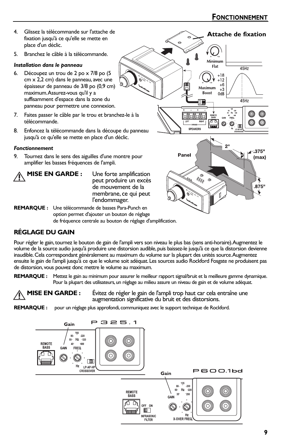 Rockford Fosgate P600..I bd User Manual | Page 21 / 64