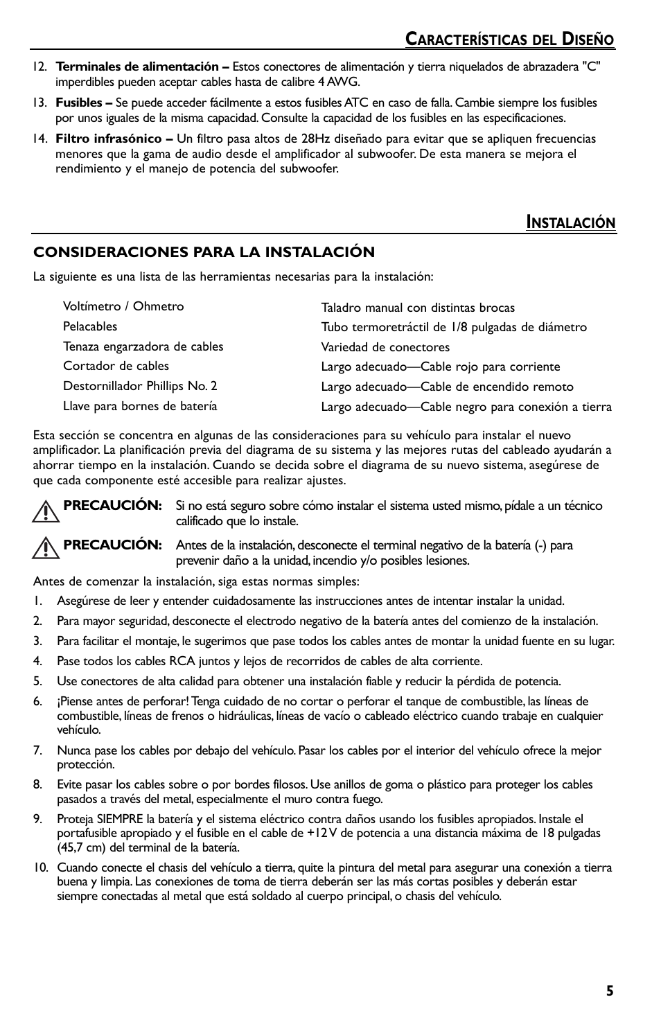 Rockford Fosgate P600..I bd User Manual | Page 29 / 64