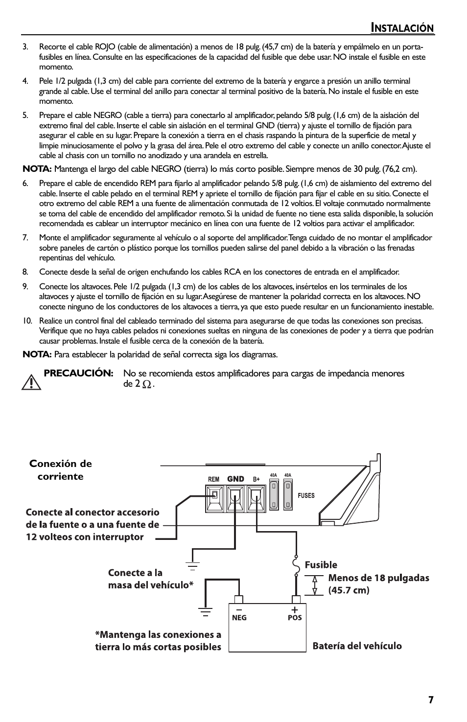 Rockford Fosgate P600..I bd User Manual | Page 31 / 64