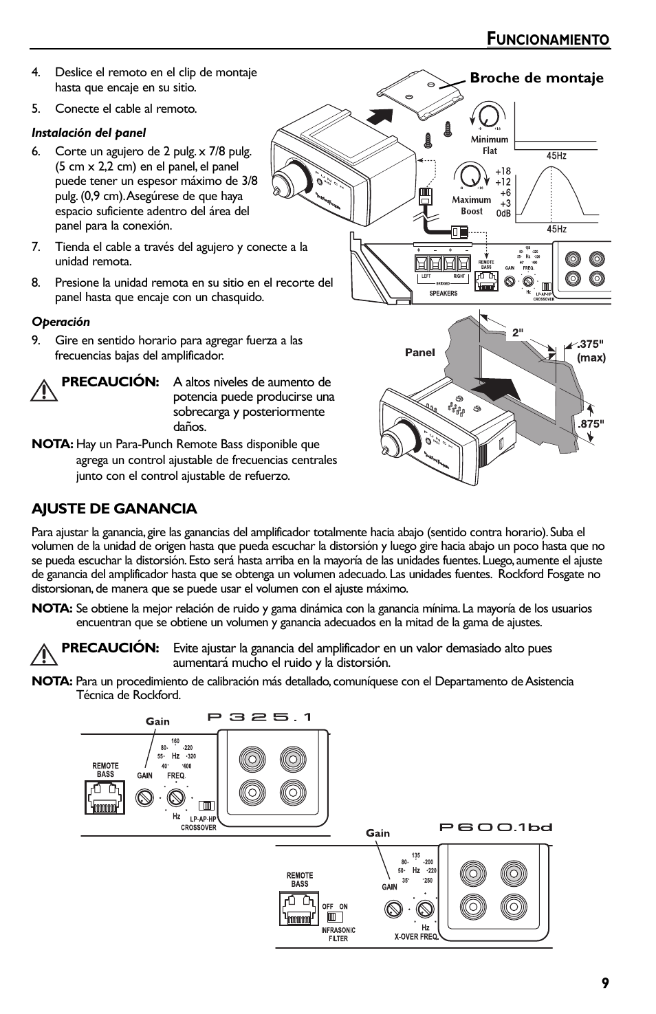 Rockford Fosgate P600..I bd User Manual | Page 33 / 64