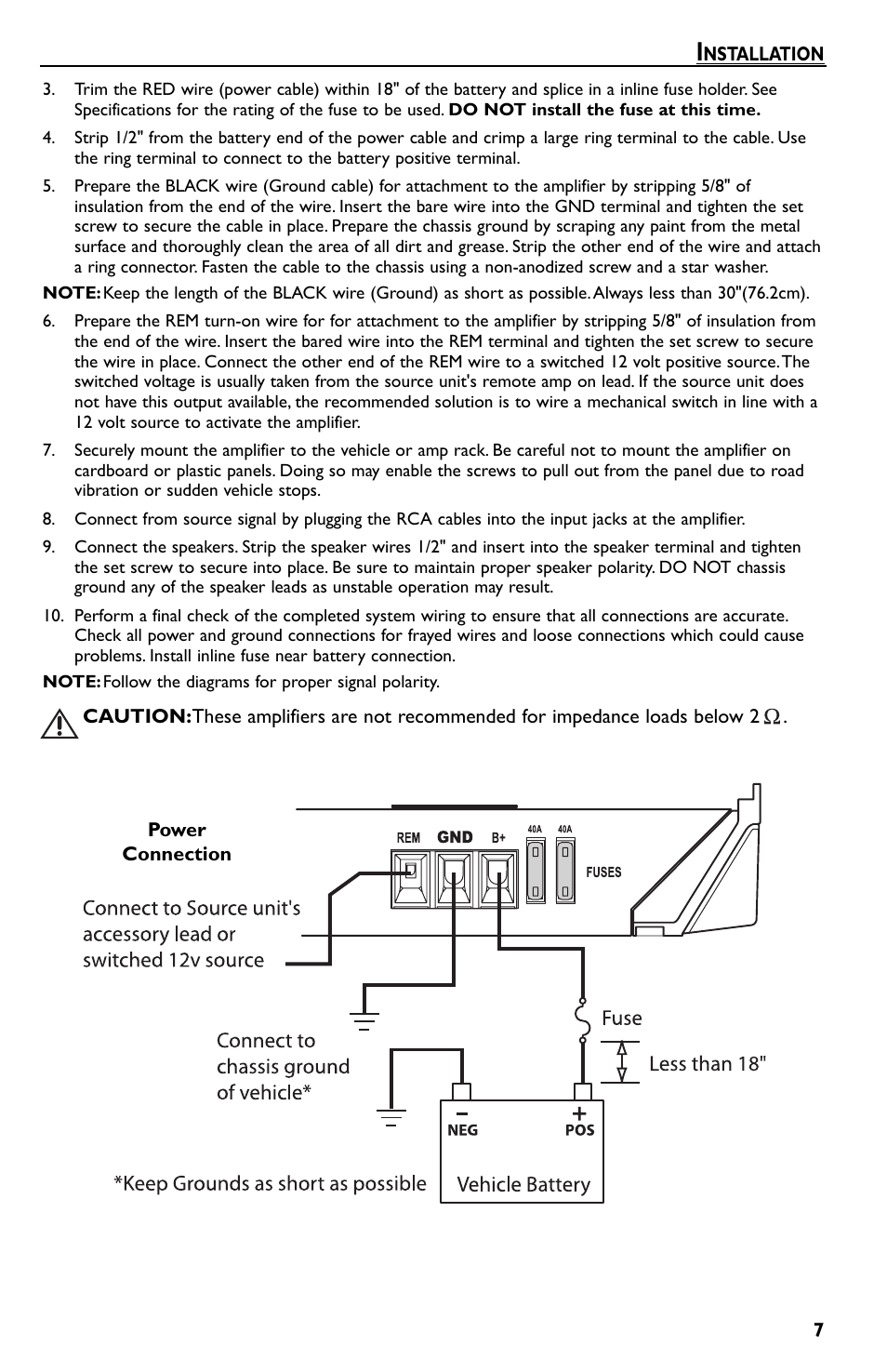 Rockford Fosgate P600..I bd User Manual | Page 7 / 64