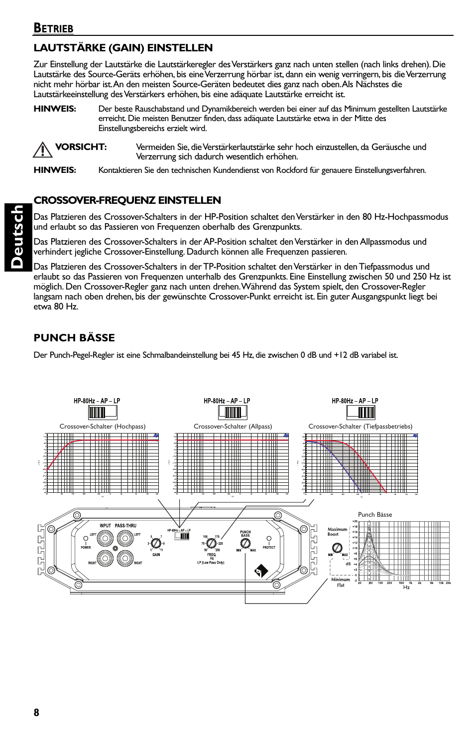 Deutsch | Rockford Fosgate Prime R150-2 User Manual | Page 38 / 52