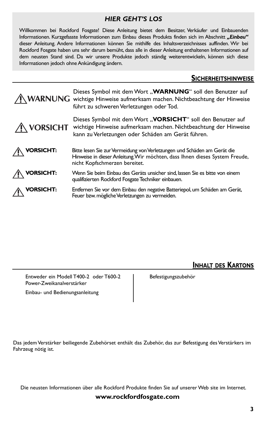 Rockford Fosgate T600-2 User Manual | Page 33 / 52