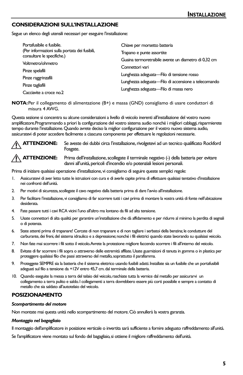 Rockford Fosgate T600-2 User Manual | Page 45 / 52