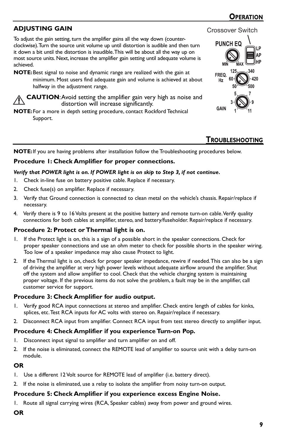 Rockford Fosgate T600-2 User Manual | Page 9 / 52