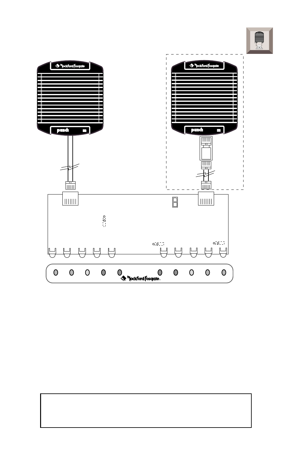 Configuración de los jumpers, Amplificador/es mono), Nota: el power 250m | If using 2 amps) | Rockford Fosgate PSD-1 User Manual | Page 26 / 39