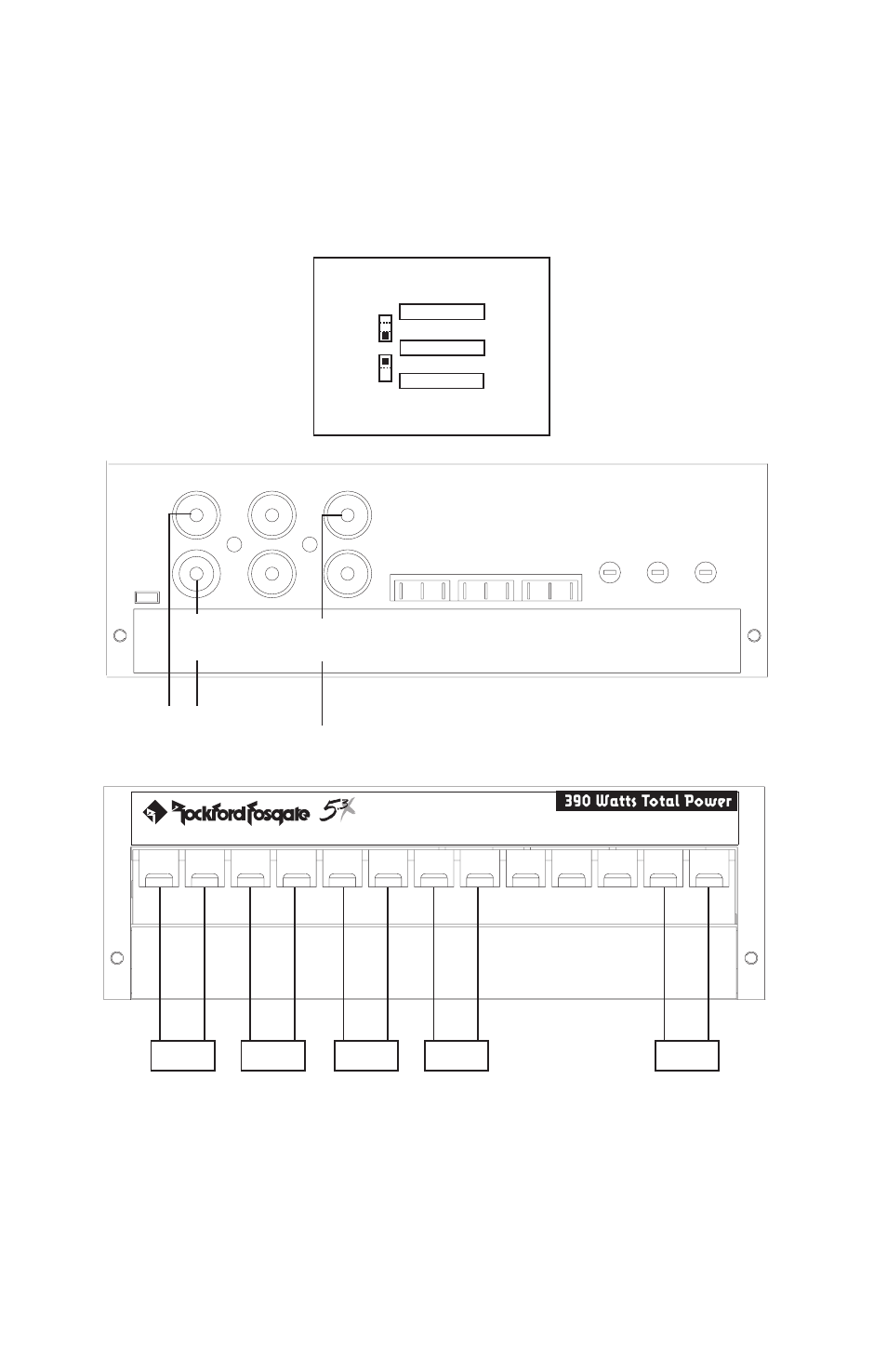 390 watts total power | Rockford Fosgate 5.3x User Manual | Page 24 / 52