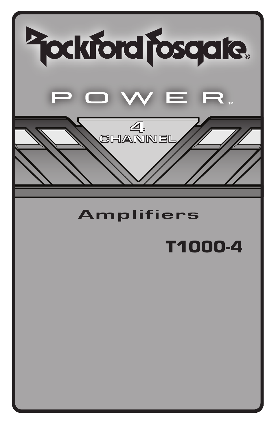 Rockford Fosgate T1000-4 User Manual | 64 pages