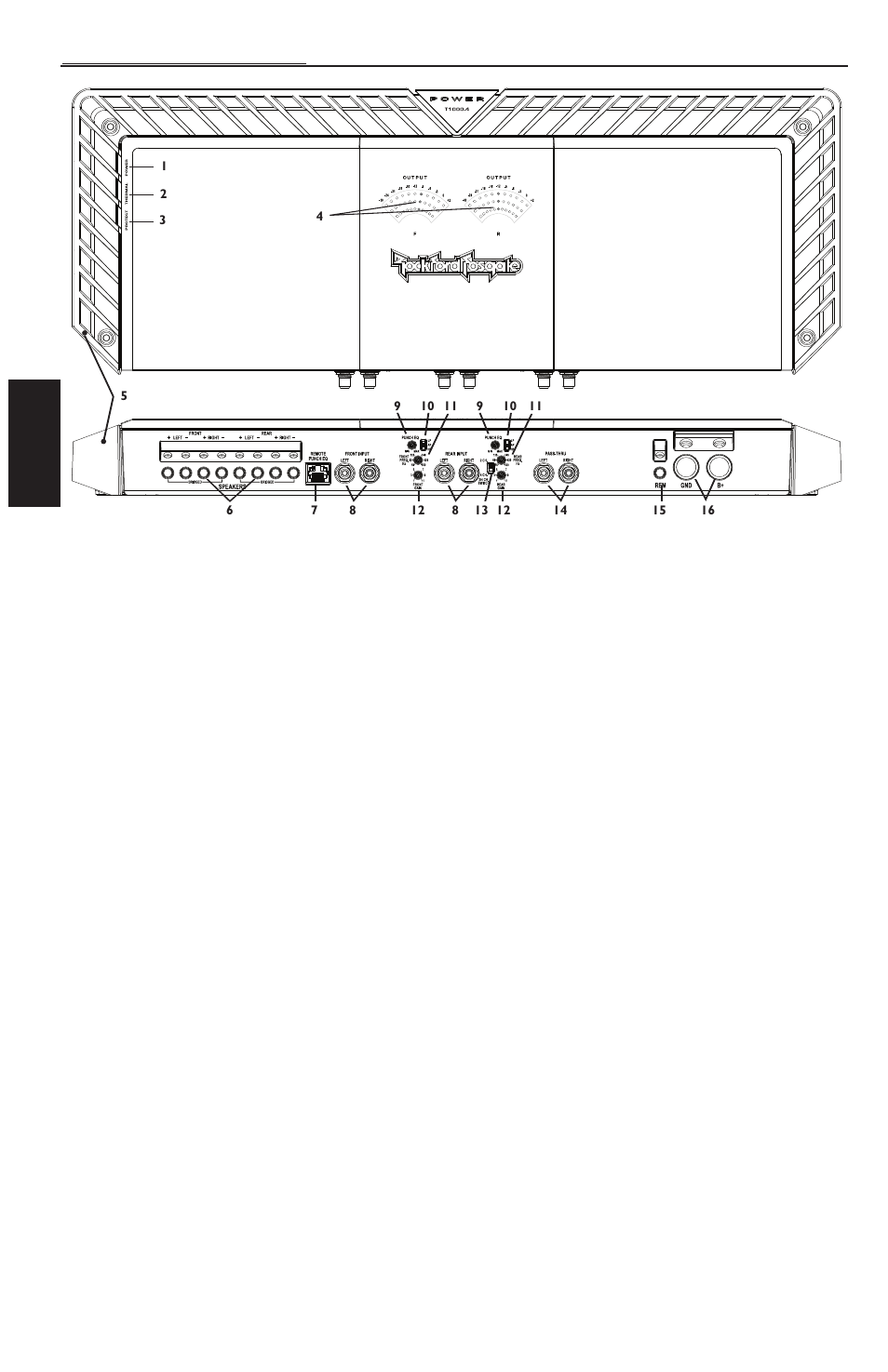 Deutsch, Esigncharakteristiken | Rockford Fosgate T1000-4 User Manual | Page 40 / 64