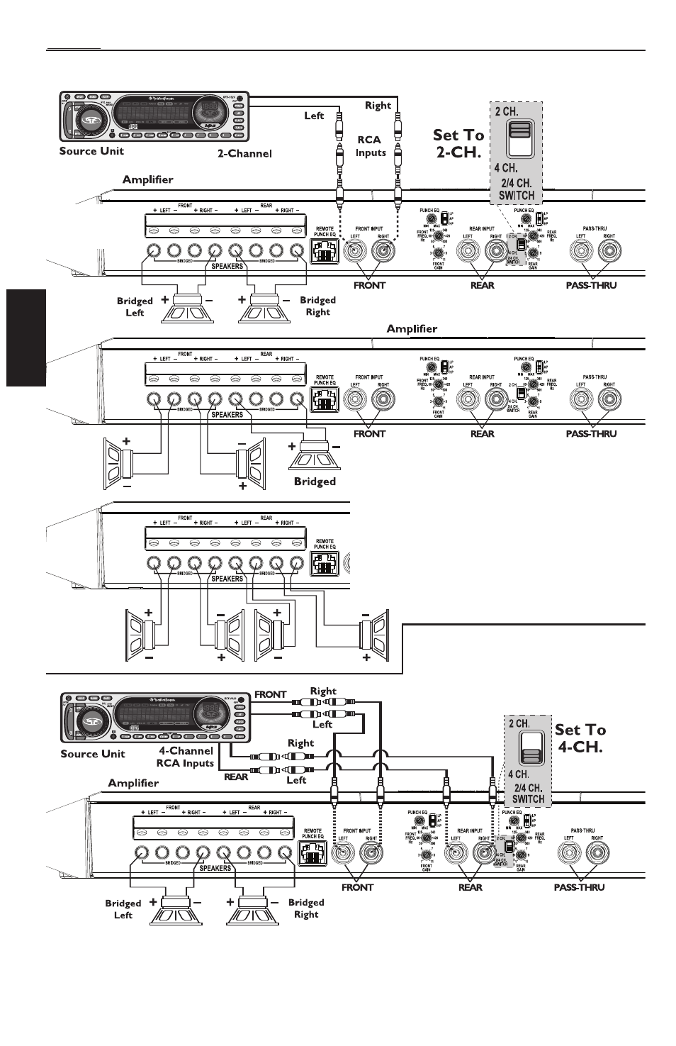 Deutsch | Rockford Fosgate T1000-4 User Manual | Page 44 / 64
