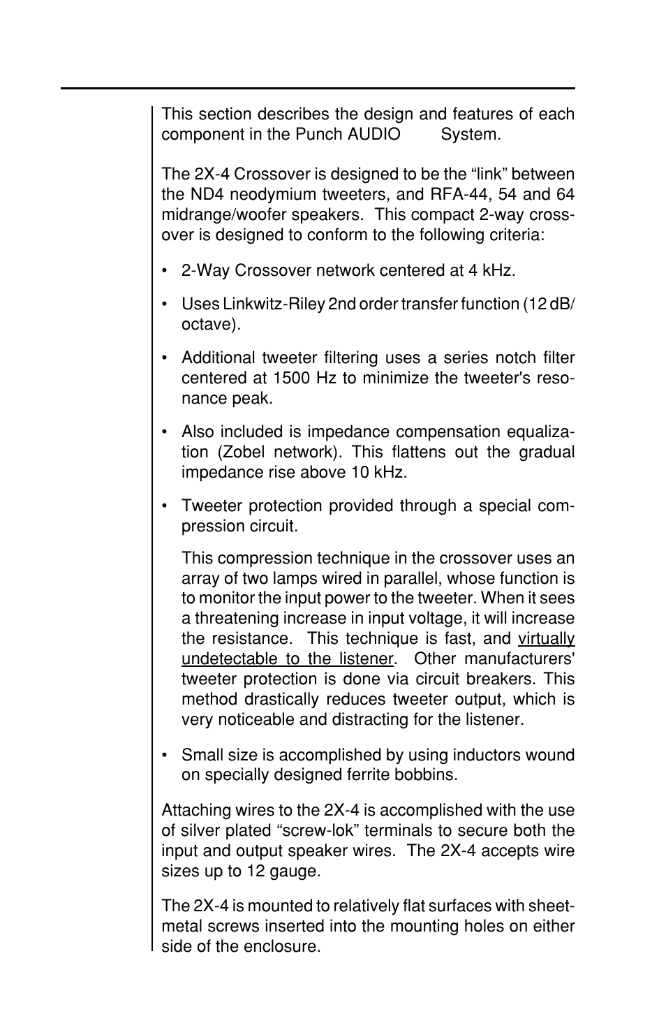 Designs and features | Rockford Fosgate RFA-414 User Manual | Page 6 / 16