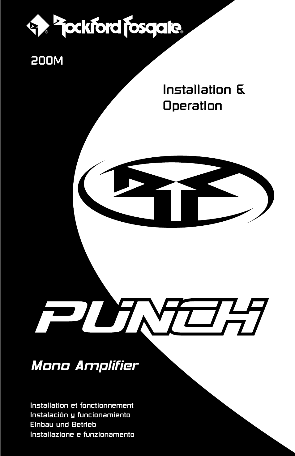 Rockford Fosgate Mono Amplifier User Manual | 12 pages