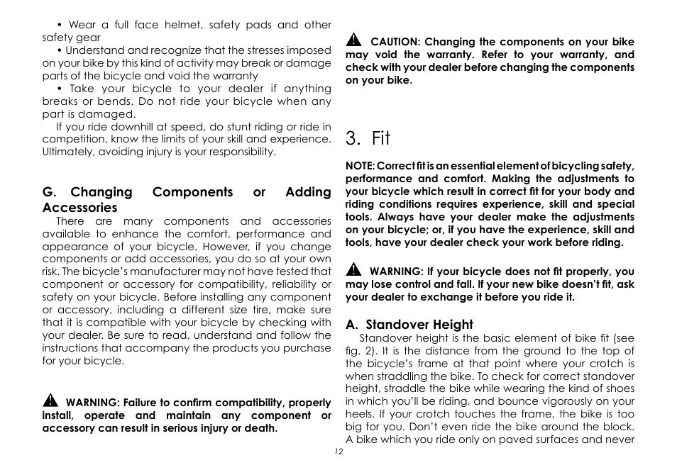 Raleigh None User Manual | Page 12 / 32