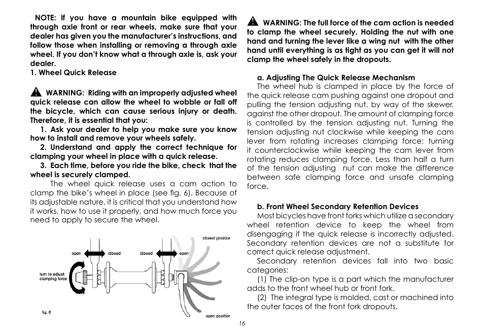 Raleigh None User Manual | Page 16 / 32
