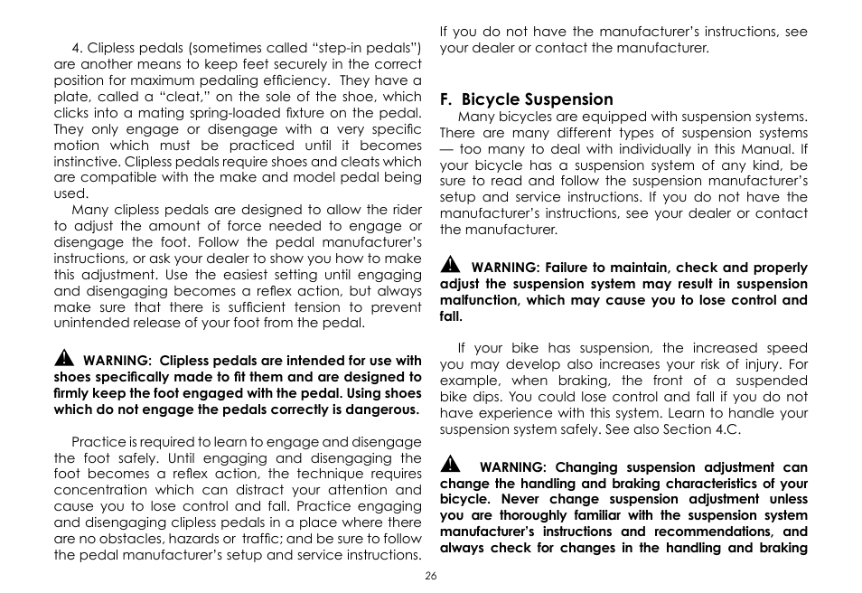 Raleigh None User Manual | Page 26 / 32