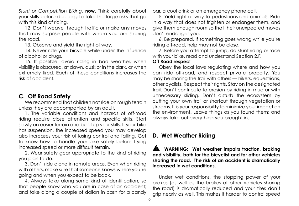 Raleigh None User Manual | Page 9 / 32