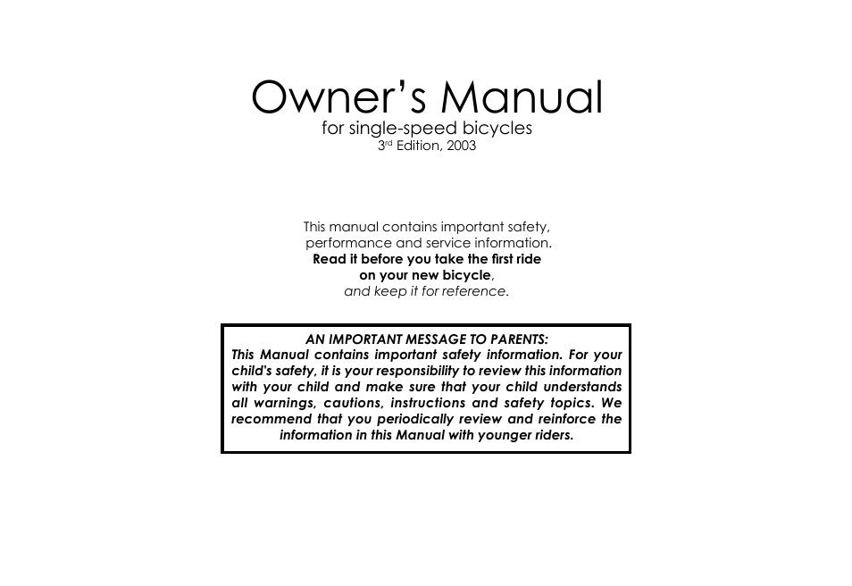 Raleigh 2008 User Manual | 32 pages