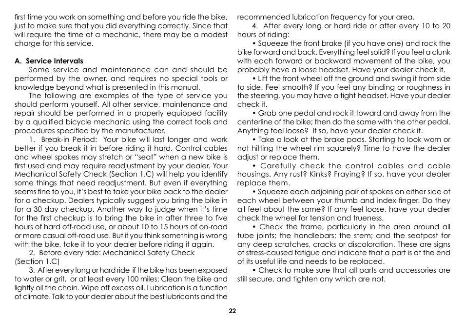 Raleigh 2008 User Manual | Page 22 / 32