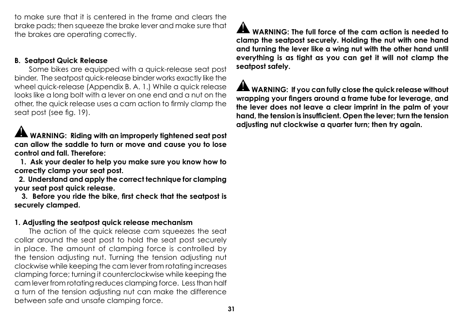 Raleigh 2008 User Manual | Page 31 / 32