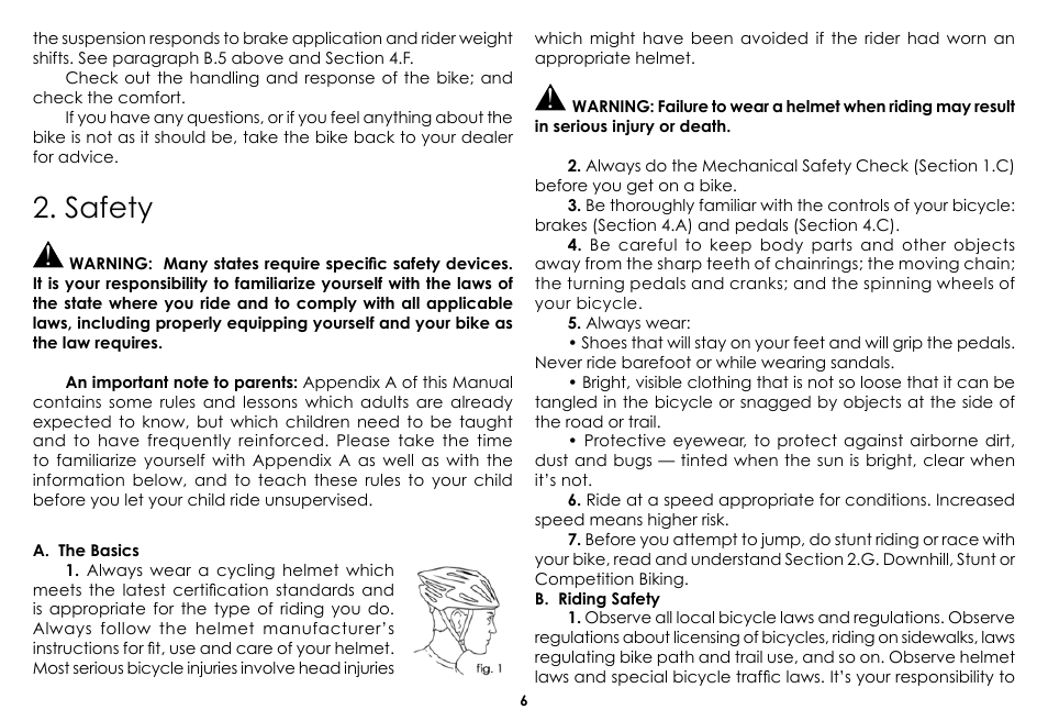 Safety | Raleigh 2008 User Manual | Page 6 / 32