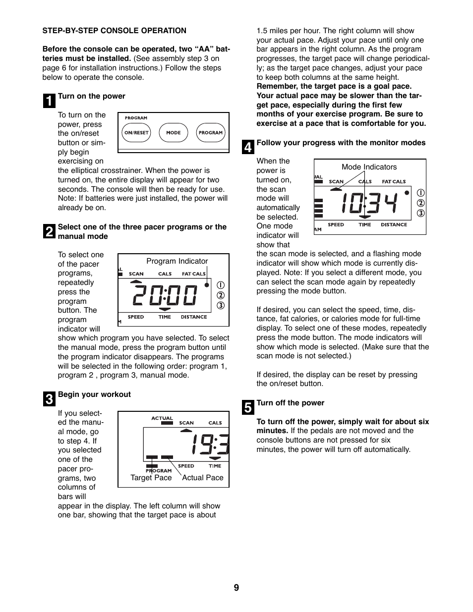 Reebok Fitness RBEL68082 User Manual | Page 9 / 16