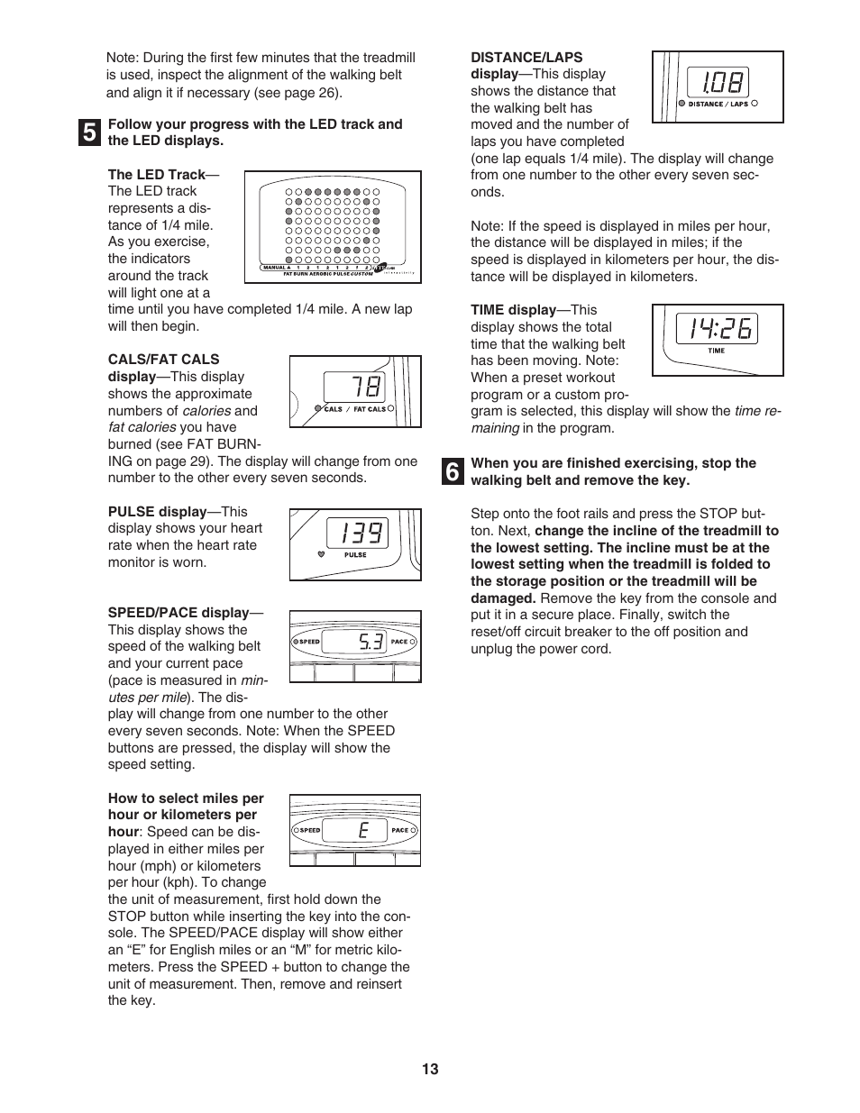 Reebok Fitness V1500 RBTL11830 User Manual | Page 13 / 34