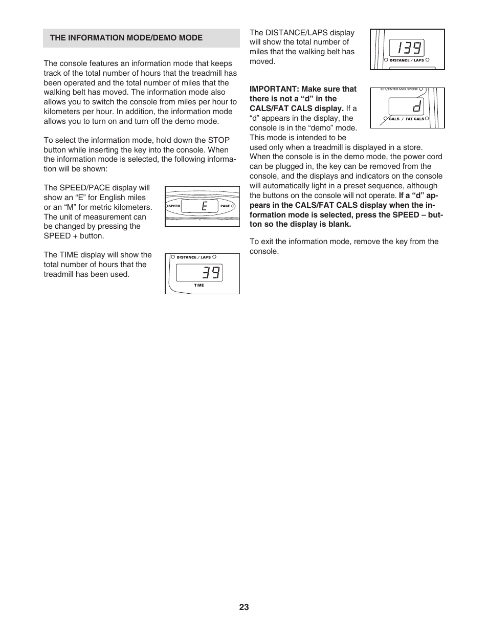 Reebok Fitness V1500 RBTL11830 User Manual | Page 23 / 34