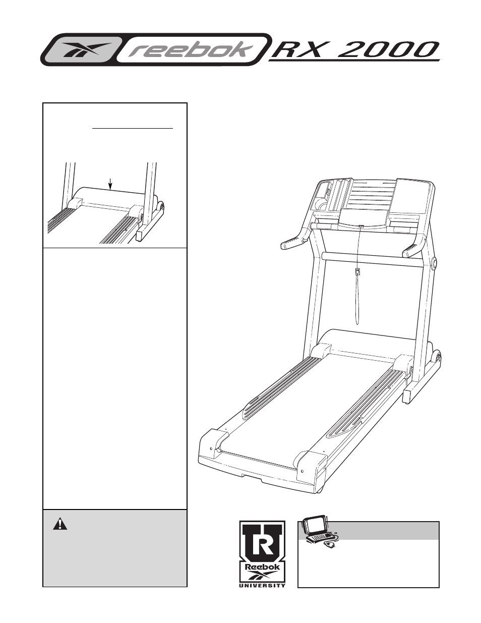 Reebok Fitness RX 2000 RBTL14910 User Manual | 34 pages