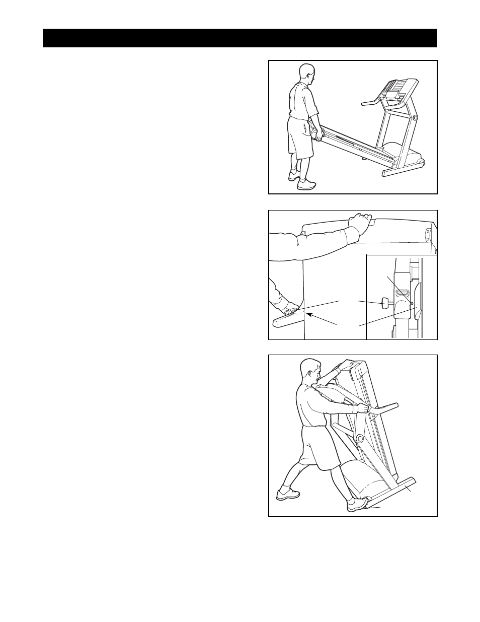 Ow to, Old and, Ove the | Readmill | Reebok Fitness RX 2000 RBTL14910 User Manual | Page 23 / 34