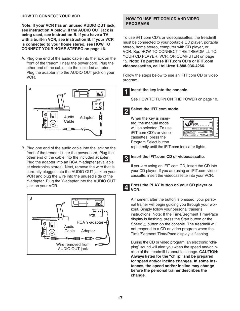 Reebok Fitness RX 6200 treadmill RCTL12920 User Manual | Page 17 / 34