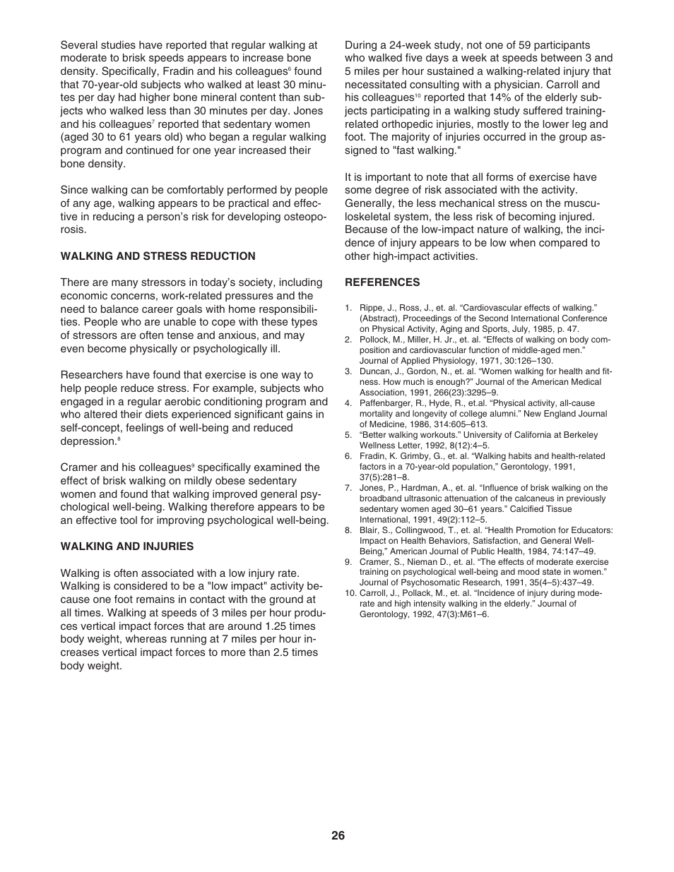 Reebok Fitness RX 6200 treadmill RCTL12920 User Manual | Page 26 / 34